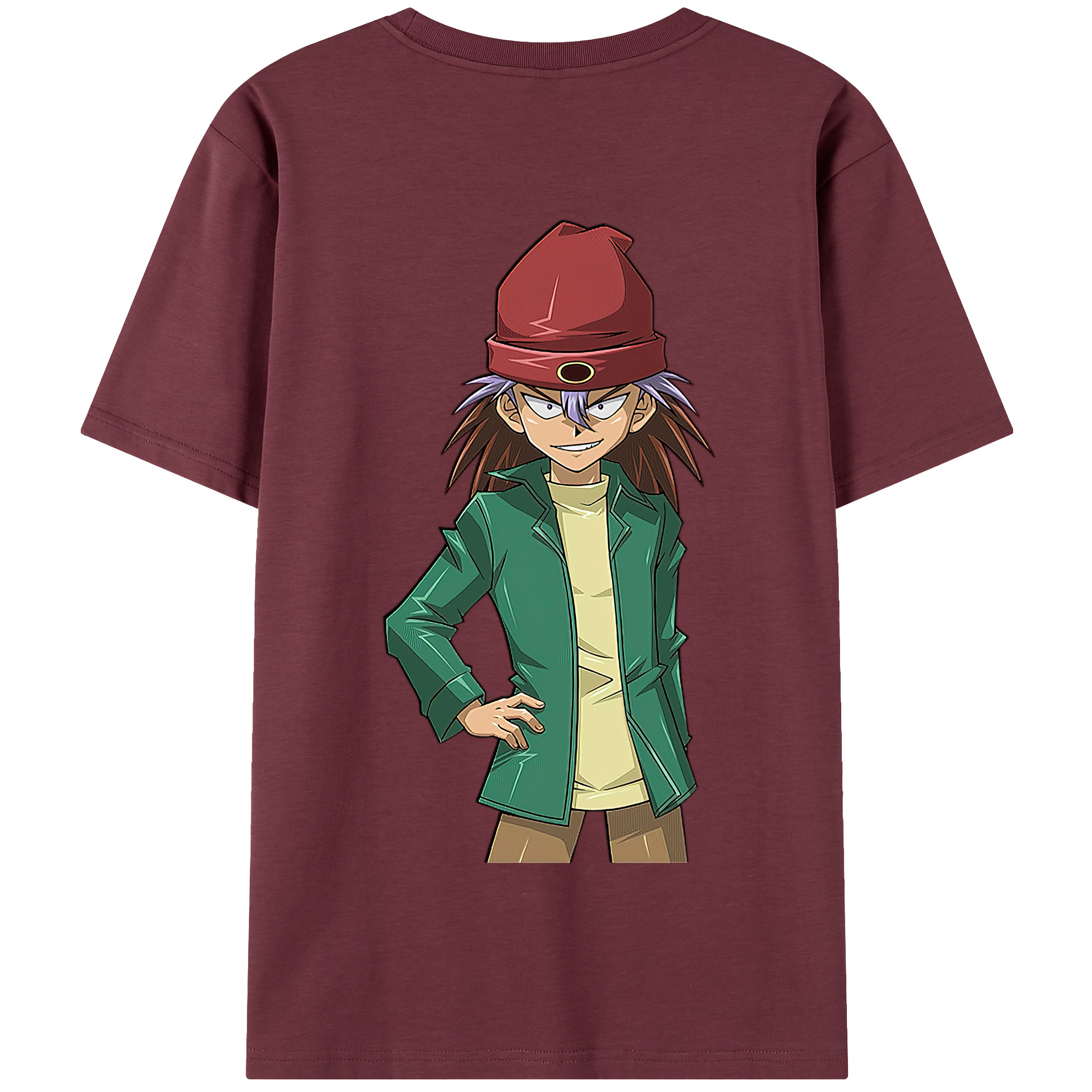 （画像用） 遊☆戯☆王 Yu-Gi-Oh! 綿100％半袖Tシャツ（背面プリント）